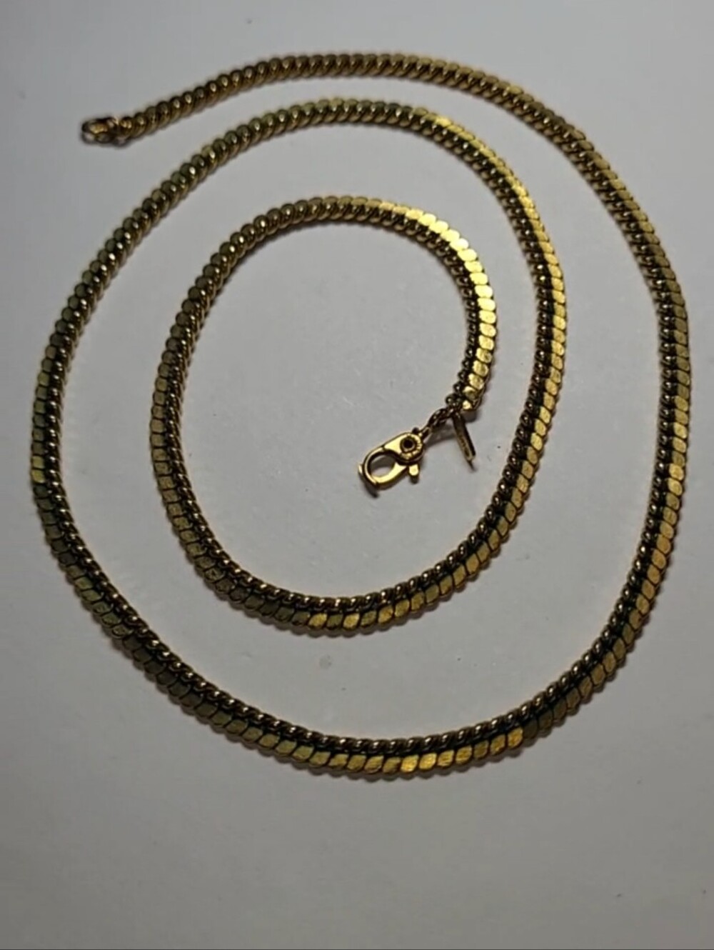 MONET Vintage Gold-Plated Serpentine Necklace
